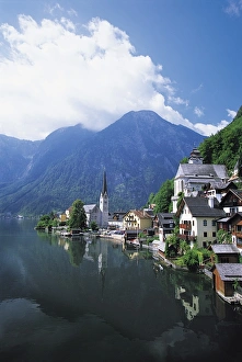 Mountain Landscape Images Prints: Hallstatt, Austria