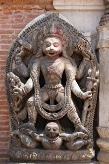 Hanuman, the monkey god, Durbar Square, UNESCO World Heritage Site, Bhaktapur, Kathmandu Valley, Nepal, Asia Hanuman, the monkey god, Durbar Square, UNESCO World Heritage Site, Bhaktapur, Kathmandu Valley, Nepal, Asia