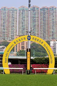 Happy Valley Race Course, Wan Chai, Hong Kong Island, Hong Kong, China, Asia Happy Valley Race Course, Wan Chai, Hong Kong Island, Hong Kong, China, Asia