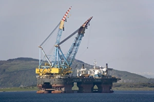Prints of Heavy lift barge Stavanger, North Sea oil capital, Rogaland, Norway, Scandinavia, Europe Norway Prints: Heavy Lift Barge Print: Stavanger, North Sea Oil Hub