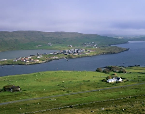 Shetland Islands UK Prints: Hellister in Weisdale Voe