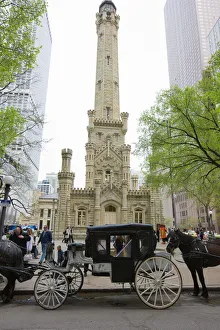 The Historic Water Tower, North Michigan Avenue, Chicago, Illinois, United States of America The Historic Water Tower, North Michigan Avenue, Chicago, Illinois, United States of America