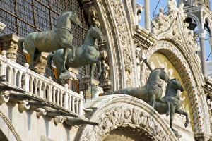 Horses on St. Marks Print, Venice Italy