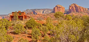 House of Apache Fires in Red Rock State Park with Cathedral Rock in the background House of Apache Fires in Red Rock State Park with Cathedral Rock in the background