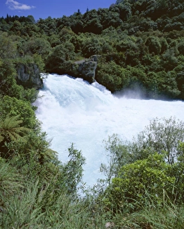 North Island Travel Destinations Prints: The Huka Falls