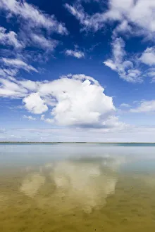 The hypersaline and entirely enclosed inner lagoon on Niau Atoll, Tuamotus, French Polynesia The hypersaline and entirely enclosed inner lagoon on Niau Atoll, Tuamotus, French Polynesia