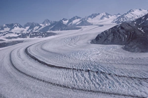 North America Tourism Prints: Icefields, Alaska