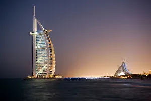 Burj Al Arab Print - Seven Star Hotel on Artificial Island
