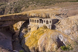 Inca natural bridge, volcanic sediment, Mendoza district, Argentina, South America Inca natural bridge, volcanic sediment, Mendoza district, Argentina, South America