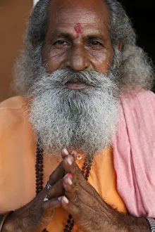 Indian sadhu in Vrindavan, Uttar Pradesh, India, Asia Indian sadhu in Vrindavan, Uttar Pradesh, India, Asia