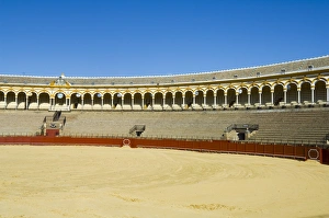Spain Travel Destination Prints: Inside the Bull Ring