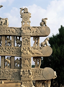 UNESCO Heritage Site Asia Prints: Inside face of the north gateway