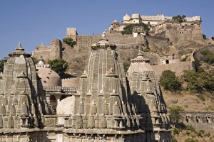 Inside Kumbhalgarh Fort, looking towards Cloud Palace, Rajasthan, India, Asia Inside Kumbhalgarh Fort, looking towards Cloud Palace, Rajasthan, India, Asia