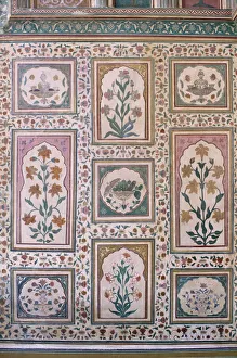 India Prints: Amber Fort Interior Decorative Print