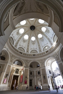 Vienna Tourist Attractions Prints: Interior dome passageway within Michaeler Gate, Hofburg Palace, Vienna, Austria, Europe