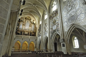 Romania Travel Guide Prints: Interior of the Evangelical Cathedral, Sibiu, Transylvania, Romania, Europe