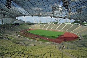 Olympic Stadium Munich Prints: Interior of the Olympic Stadium