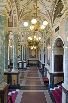 Interior of the Semper Opera House Print, Dresden, Germany