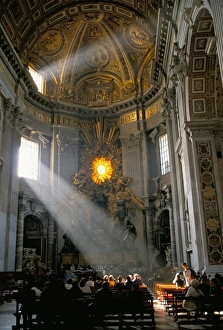 Vatican City Attractions Prints: Interior of the Vatican