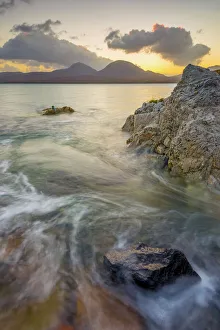 Isle of Jura and Paps of Jura Mountains across Bunnahabhain Bay Isle of Jura and Paps of Jura Mountains across Bunnahabhain Bay