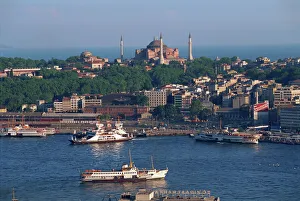 Istanbul skyline including the Aghia Sophia Basilica Istanbul skyline including the Aghia Sophia Basilica