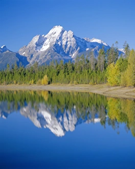 Blue Sky Photography Prints: Jackson Lake