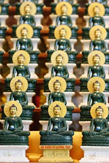 Jade Buddha for universal peace, Tu An Buddhist Temple, Saint-Pierre-en-Faucigny Jade Buddha for universal peace, Tu An Buddhist Temple, Saint-Pierre-en-Faucigny