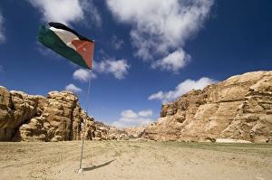 World Country Flags List Prints: Jordanian flag