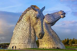 The Kelpies Prints: The Kelpies Print, Falkirk Scotland