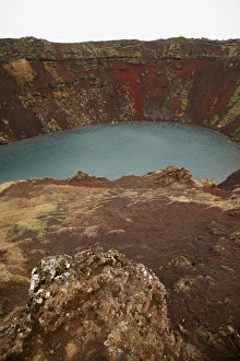 Polar Regions Photography Prints: The Kerid Volcano