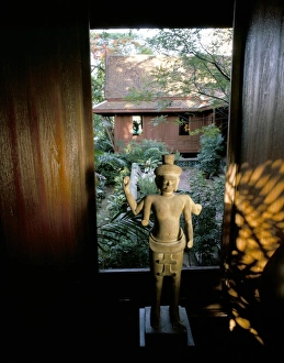 Bangkok Travel Destination Prints: Khmer statue