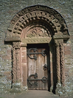 Kilpeck church, Herefordshire, England, United Kingdom, Europe Kilpeck church, Herefordshire, England, United Kingdom, Europe