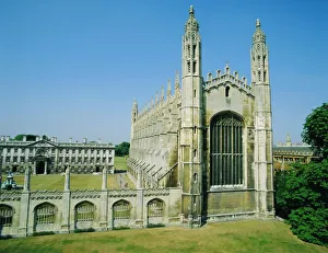Prints of Kings College Chapel, Cambridge, England Cambridge Prints: Kings College Chapel Print