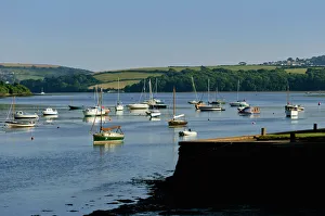 English Countryside Scenery Prints: The Kingsbridge estuary, Kingsbridge, Devon, England, United Kingdom, Europe