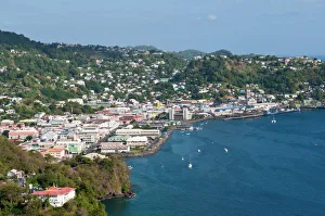 Kingstown and harbour, St. Vincent, St. Vincent and The Grenadines, Windward Islands Kingstown and harbour, St. Vincent, St. Vincent and The Grenadines, Windward Islands