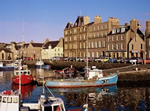 Western Europe Travel Destination Prints: Kirkwall harbour