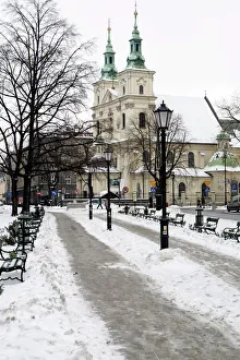 Prints of Krakow historic center, Poland, Europe Poland Prints: Krakow Historic Center Print, Poland Europe