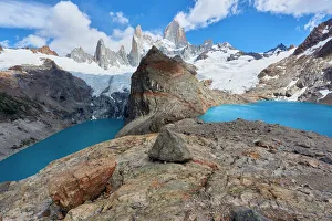 Lago de los Tres and Mount Fitz Roy, Patagonia, Argentina, South America Lago de los Tres and Mount Fitz Roy, Patagonia, Argentina, South America