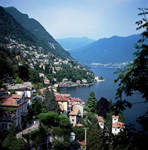 Prints of Lake Garda, Lombardia, Italian Lakes, Italy, Europe Lake Prints: Lake Garda Print - Italian Lake Landscape