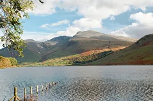 Lake Wastwater with Scafell Pike 3210ft, and Scafell 3161ft, Wasdale Valley Lake Wastwater with Scafell Pike 3210ft, and Scafell 3161ft, Wasdale Valley