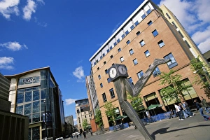 Scotland Travel Destination Prints: Langs Hotel and the Clyde Clock