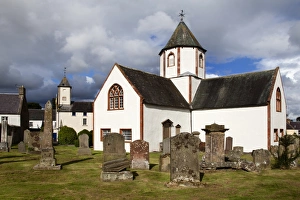 Prints of Lauder Kirk with its unique octagonal tower, Lauder, Scottish Borders, Scotland, United Kingdom, Europe Scottish Borders Prints: Lauder Kirk Print: Scotland's Unique Octagonal Tower