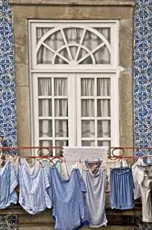 Laundry Hanging Print, Ribeira Quarter, Oporto