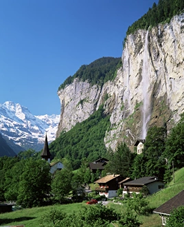 Lauterbrunnen and Staubbach Falls