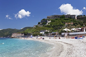 Le Ghiaie Beach, Forto Falcone Fortress, Portoferraio, Island of Elba, Livorno Province Le Ghiaie Beach, Forto Falcone Fortress, Portoferraio, Island of Elba, Livorno Province