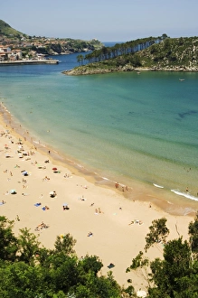 European Union Travel Spots Prints: Lekeitio Beach