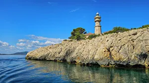 Spanish Lighthouses Prints: Lighthouse on the bay of Pollenca
