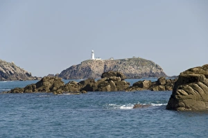 Isles Of Scilly Lighthouse Prints: Lighthouse on Round Island