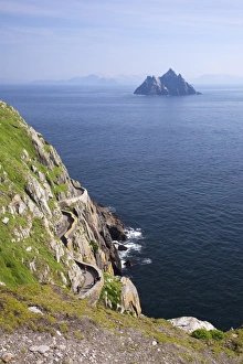 Munster Travel Destinations Prints: Little Skellig from Skellig Michael, County Kerry, Munster, Republic of Ireland, Europe