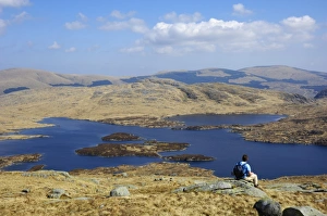 Loch Enoch from Merrick, Galloway Hills, Dumfries and Galloway, Scotland, United Kingdom Loch Enoch from Merrick, Galloway Hills, Dumfries and Galloway, Scotland, United Kingdom
